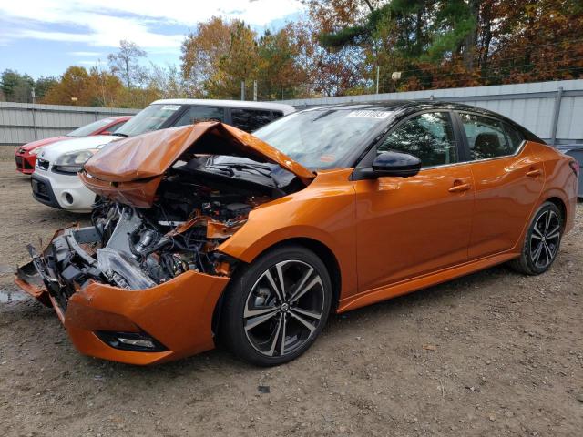 3N1AB8DV2PY315193 - 2023 NISSAN SENTRA SR ORANGE photo 1