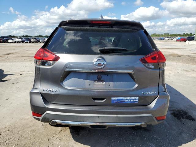 KNMAT2MV0HP580687 - 2017 NISSAN ROGUE S GRAY photo 6