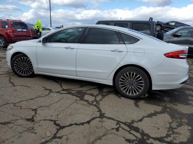 3FA6P0HD4JR230077 - 2018 FORD FUSION SE WHITE photo 2