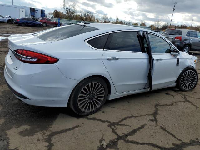 3FA6P0HD4JR230077 - 2018 FORD FUSION SE WHITE photo 3