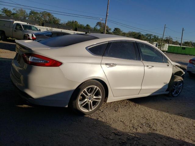 3FA6P0SU6FR280558 - 2015 FORD FUSION TITANIUM PHEV WHITE photo 3