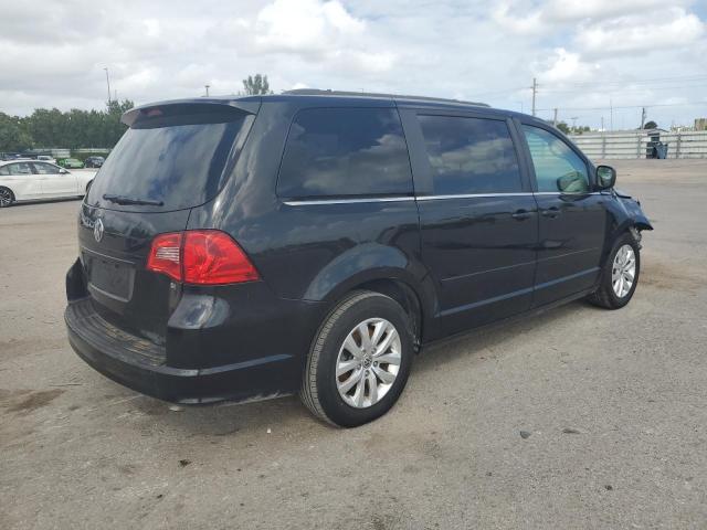 2C4RVABGXCR293926 - 2012 VOLKSWAGEN ROUTAN SE BLACK photo 3