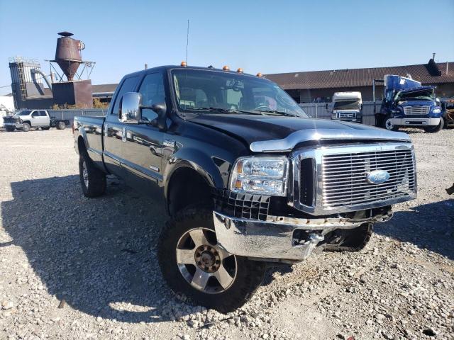 1FTWW31P86EB18671 - 2006 FORD F350 SRW SUPER DUTY BLACK photo 1