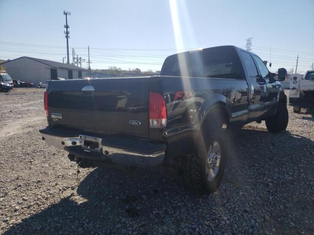 1FTWW31P86EB18671 - 2006 FORD F350 SRW SUPER DUTY BLACK photo 4