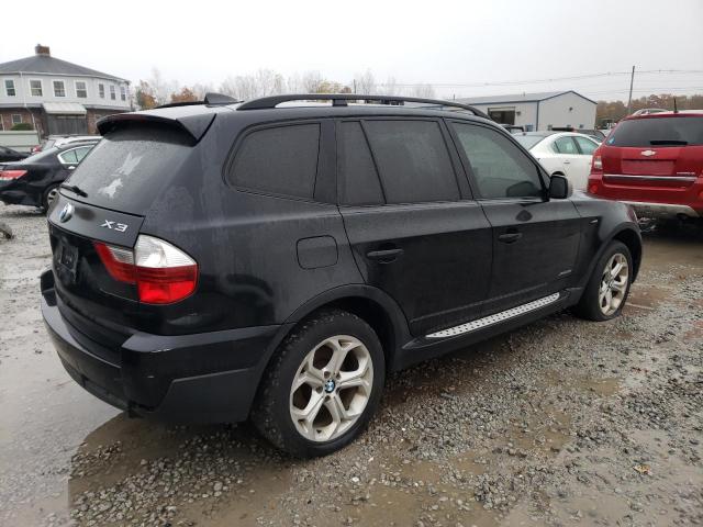 WBXPC9C45AWJ37736 - 2010 BMW X3 XDRIVE30I BLACK photo 3