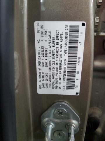 1HGCP26899A112936 - 2009 HONDA ACCORD EXL GOLD photo 13