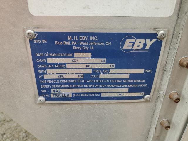 4A2LD5326K3005301 - 2019 EBY TRAILER SILVER photo 10