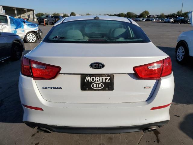 5XXGM4A71EG289739 - 2014 KIA OPTIMA LX WHITE photo 6