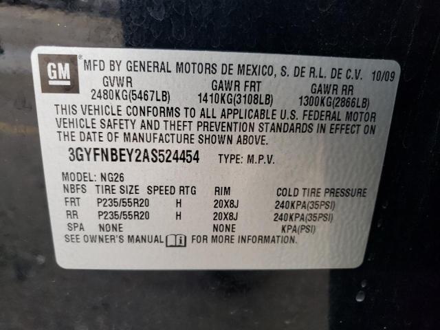 3GYFNBEY2AS524454 - 2010 CADILLAC SRX PERFORMANCE COLLECTION Қара фото 13