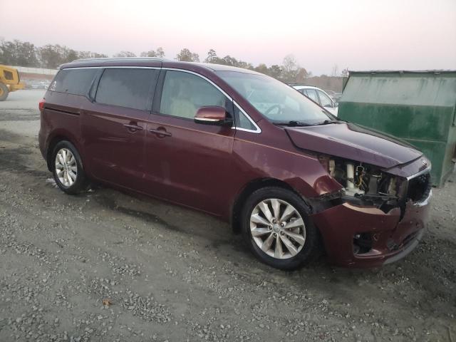 KNDMC5C12G6078894 - 2016 KIA SEDONA EX MAROON photo 4