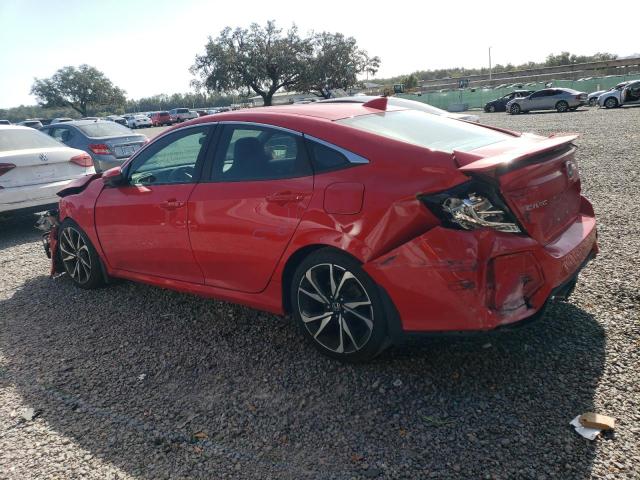 2HGFC1E53JH704574 - 2018 HONDA CIVIC SI RED photo 2