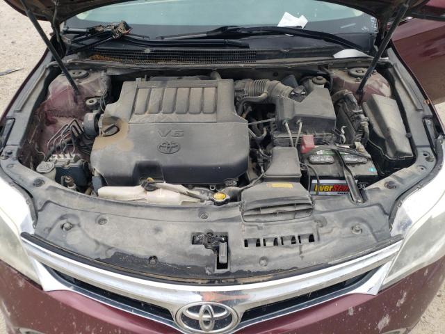 4T1BK1EB0EU095156 - 2014 TOYOTA AVALON BASE 栗色 照片 11