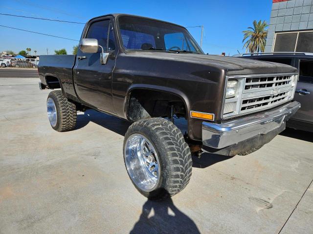 1GCEK14L3GJ109650 - 1986 CHEVROLET K10 BROWN photo 1