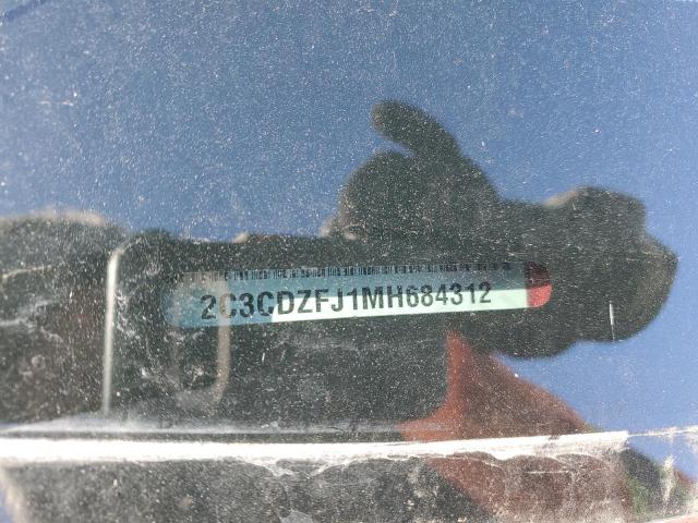 2C3CDZFJ1MH684312 - 2021 DODGE CHALLENGER R/T SCAT PACK MAROON photo 12