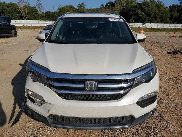 5FNYF6H05HB016135 - 2017 HONDA PILOT ELITE WHITE photo 5