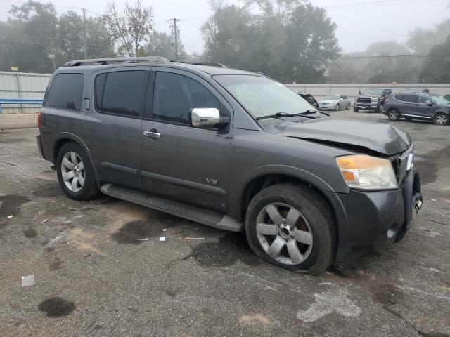 5N1BA08D08N600976 - 2008 NISSAN ARMADA SE GRAY photo 4