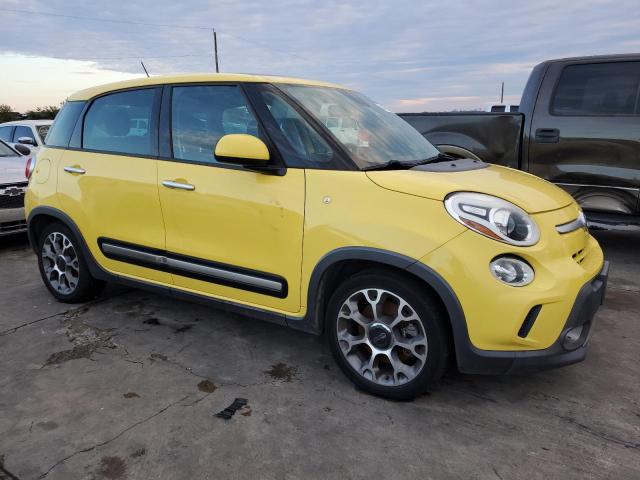 ZFBCFADH4EZ015642 - 2014 FIAT 500L TREKKING YELLOW photo 4