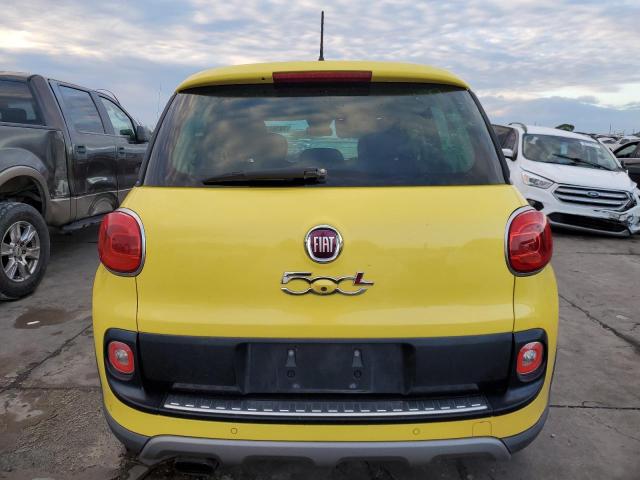 ZFBCFADH4EZ015642 - 2014 FIAT 500L TREKKING YELLOW photo 6