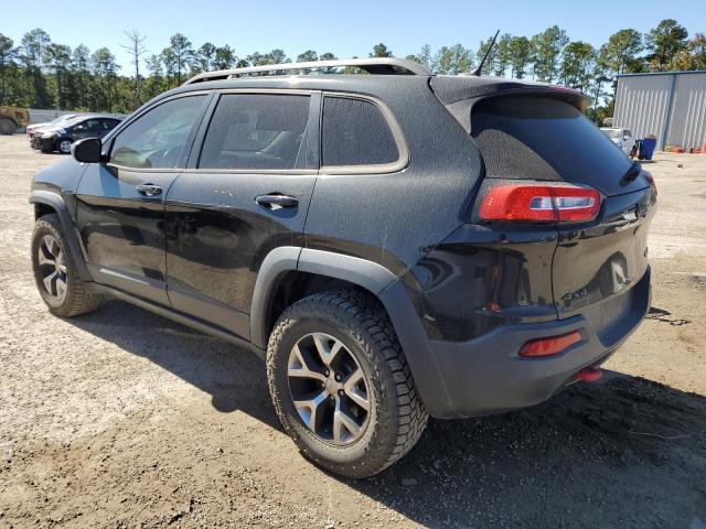 1C4PJMBS1FW710077 - 2015 JEEP CHEROKEE TRAILHAWK BLACK photo 2