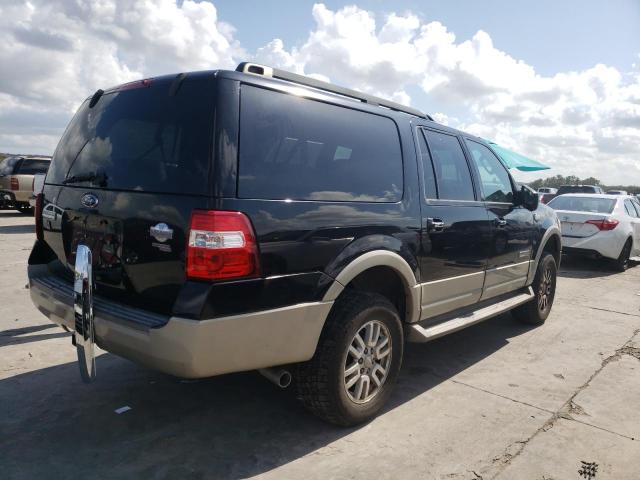 1FMFK17538LA16498 - 2008 FORD EXPEDITION EL EDDIE BAUER BLACK photo 3