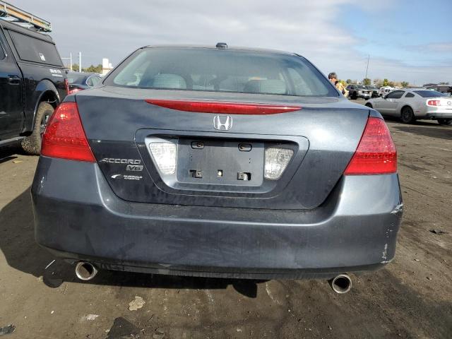 1HGCM66807A069486 - 2007 HONDA ACCORD EX GRAY photo 6