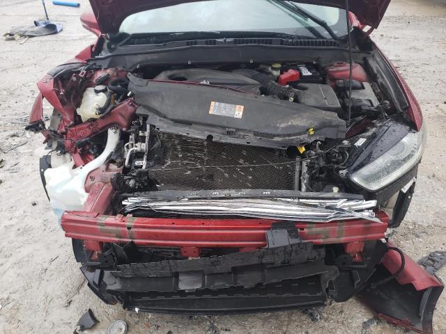 3FA6P0HR9DR370254 - 2013 FORD FUSION SE RED photo 11