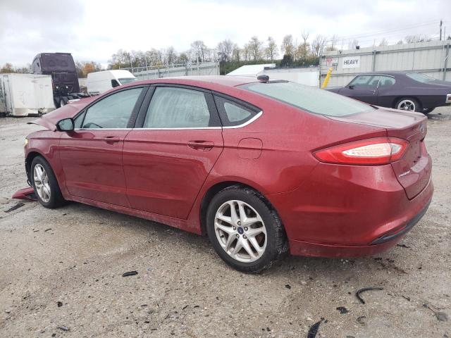 3FA6P0HR9DR370254 - 2013 FORD FUSION SE RED photo 2