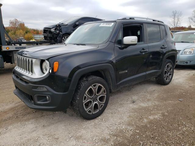 ZACCJBDT7GPD23041 - 2016 JEEP RENEGADE LIMITED BLACK photo 1