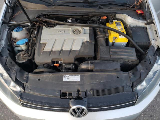 3VWPL7AJXBM697342 - 2011 VOLKSWAGEN JETTA TDI SILVER photo 11