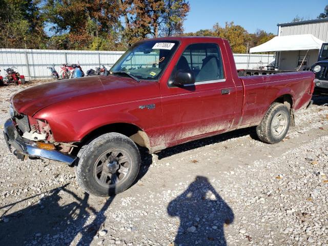 1FTYR10D93PB26063 - 2003 FORD RANGER RED photo 1