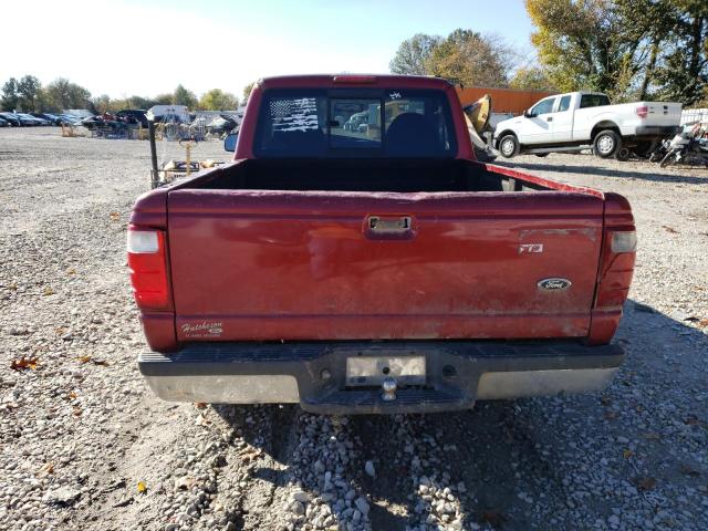 1FTYR10D93PB26063 - 2003 FORD RANGER RED photo 6