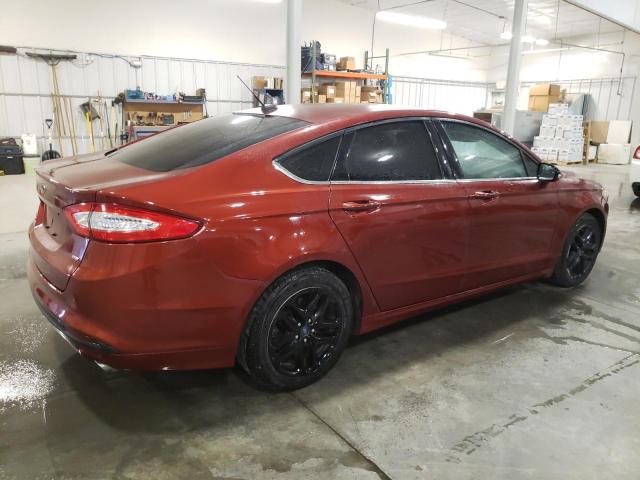 3FA6P0H74ER366452 - 2014 FORD FUSION SE ORANGE photo 3