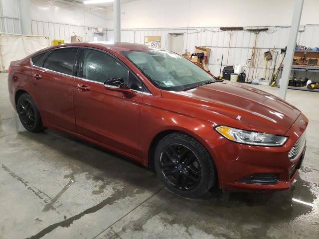 3FA6P0H74ER366452 - 2014 FORD FUSION SE ORANGE photo 4