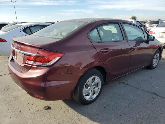 2HGFB2F51FH511211 - 2015 HONDA CIVIC LX MAROON photo 3