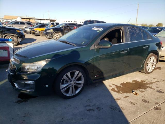 1G1PG5SB2F7158743 - 2015 CHEVROLET CRUZE LTZ GREEN photo 1