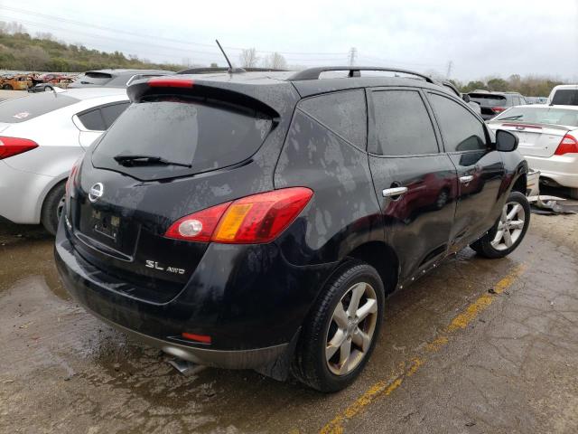 JN8AZ1MW7AW107211 - 2010 NISSAN MURANO S BLACK photo 3