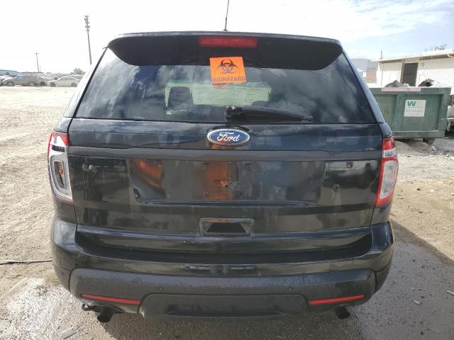 1FM5K8AR2DGA38477 - 2013 FORD EXPLORER POLICE INTERCEPTOR أسود صورة 6