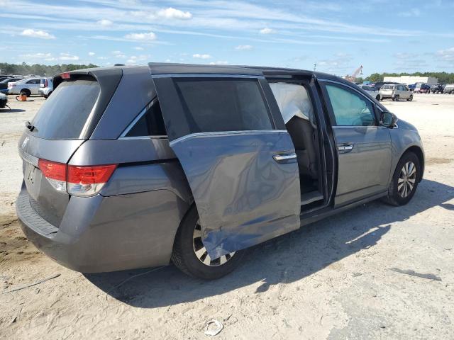 5FNRL5H66EB086539 - 2014 HONDA ODYSSEY EXL GRAY photo 3
