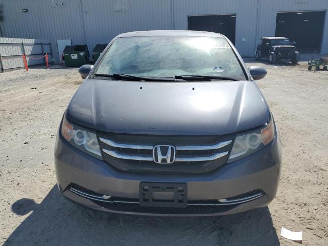5FNRL5H66EB086539 - 2014 HONDA ODYSSEY EXL GRAY photo 5