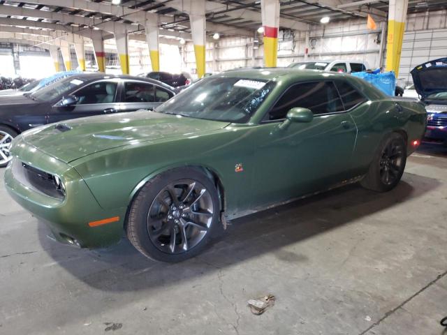 2C3CDZFJ0MH663869 - 2021 DODGE CHALLENGER R/T SCAT PACK GREEN photo 1