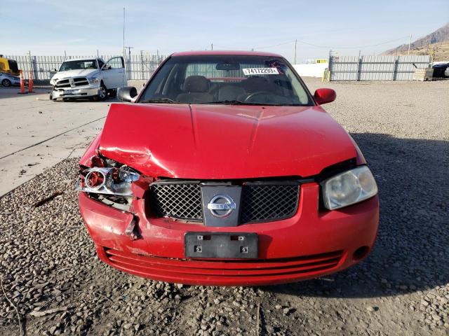 3N1CB51DX5L537798 - 2005 NISSAN SENTRA 1.8 RED photo 5