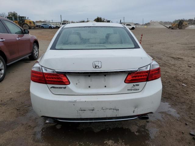 1HGCR3F80DA001409 - 2013 HONDA ACCORD EXL WHITE photo 6