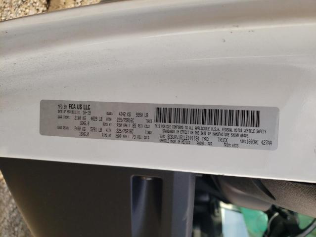 3C6URVJG1LE101194 - 2020 RAM PROMASTER 3500 HIGH თეთრი ფოტო 13