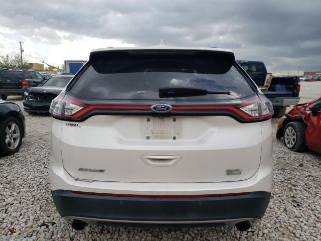 2FMPK3J91HBB68257 - 2017 FORD EDGE SEL WHITE photo 6