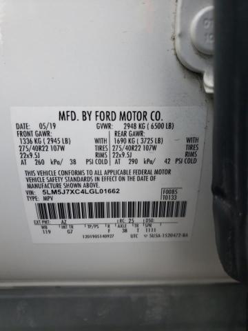 5LM5J7XC4LGL01662 - 2020 LINCOLN AVIATOR RESERVE WHITE photo 13