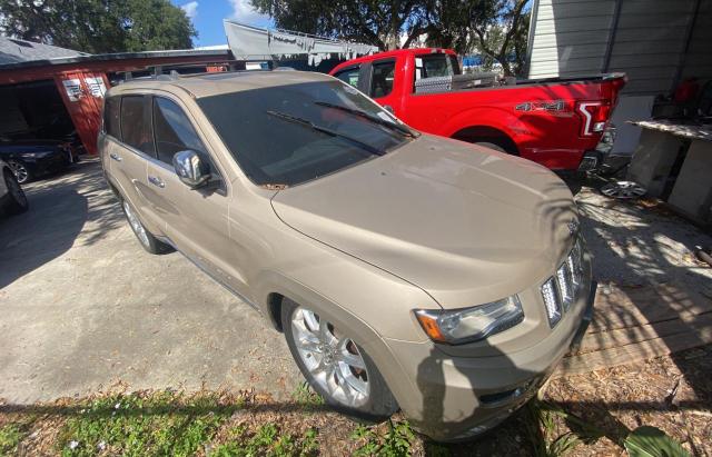 1C4RJEJM9EC500618 - 2014 JEEP GRAND CHER SUMMIT Gümüş foto 1