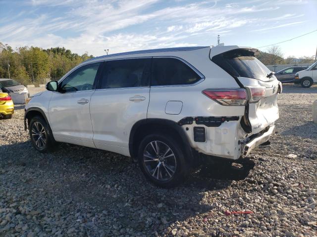 5TDJKRFH1GS330463 - 2016 TOYOTA HIGHLANDER XLE WHITE photo 2