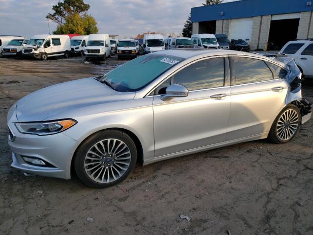 3FA6P0RU9JR149378 - 2018 FORD FUSION TITANIUM/PLATINUM HEV SILVER photo 1