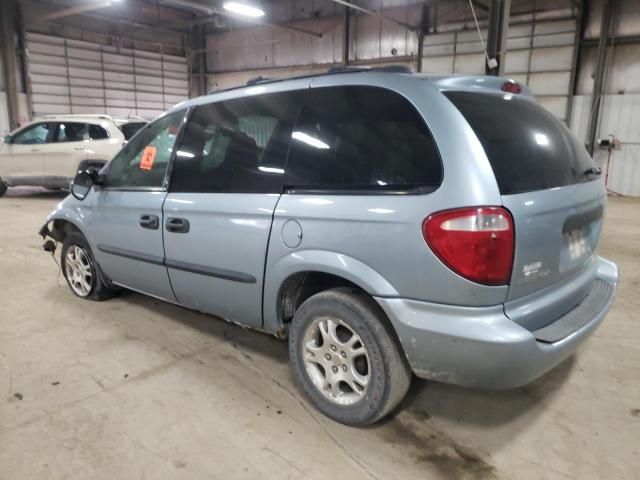 1D4GP25383B215663 - 2003 DODGE CARAVAN SE BLUE photo 2