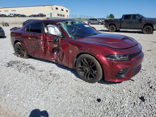 2C3CDXL94LH190958 - 2020 DODGE CHARGER SRT HELLCAT BURGUNDY photo 4